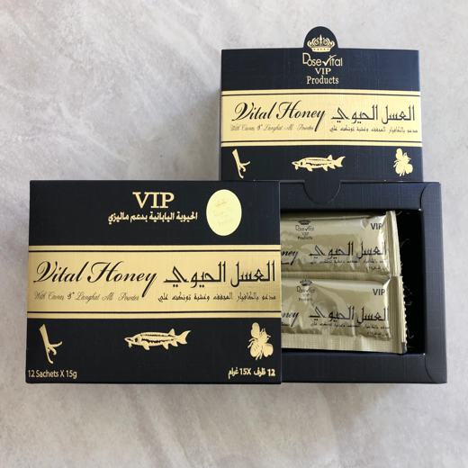 VIP Natural honey Original 15 g * 12 Pack