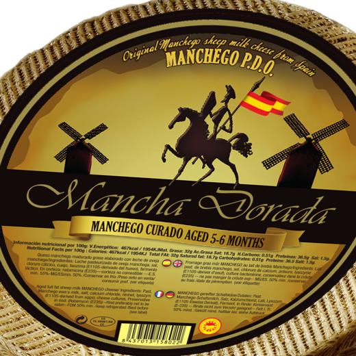 MANCHEGO CURADO PDO - MANCHEGO CHEESE 5-6 MONTHS img2