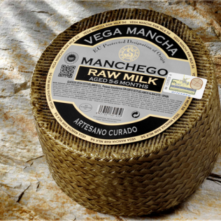 MANCHEGO CURADO PDO leche cruda - MANCHEGO CHEESE raw milk 5-6 MONTHS