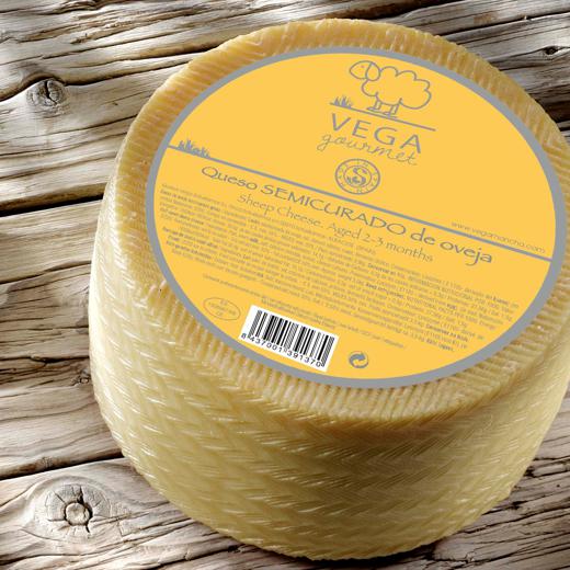 QUESO SEMICURADO DE OVEJA - SHEEP CHEESE 2-3 MONTHS