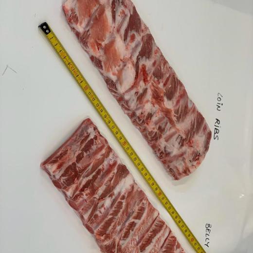 Frozen pork iberico loin rib  PRC approved 10 ribs x 10 cm