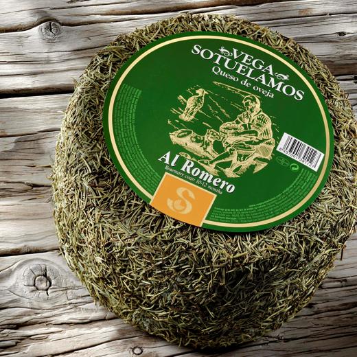 QUESO DE OVEJA CURADO CON ROMERO - SHEEP CHEESE 10-12 MONTHS WITH ROSEMARY