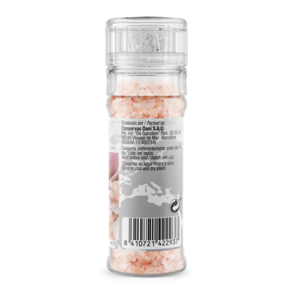 himalayan pink salt with grinder 100grs img3