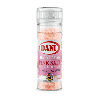 himalayan pink salt with grinder 100grs img2
