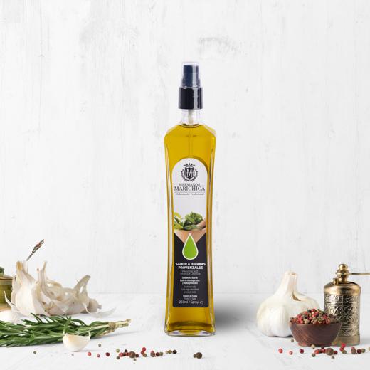 Extra virgin olive oil with ProvenÇal herbs aroma Hermanos Marichica 250ml