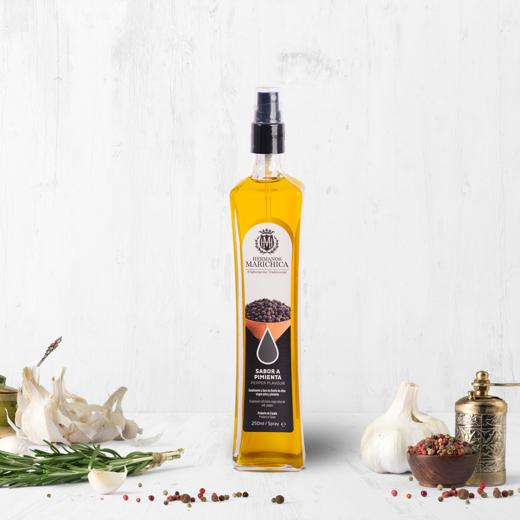 Extra virgin olive oil with pepper aroma Hermanos Marichica 250ml