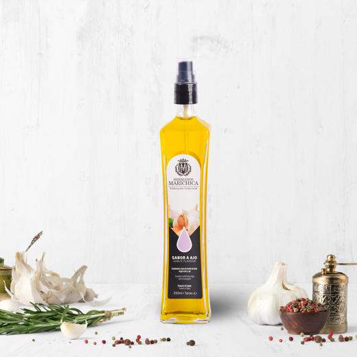 Extra virgin olive oil with Garlic aroma Hermanos Marichica 250ml