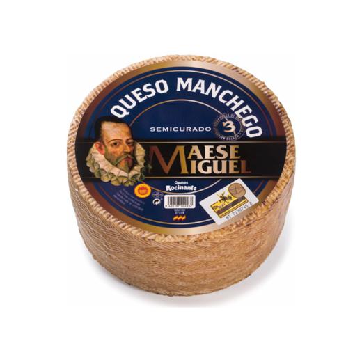 Queso Manchego DOP Semicurado - Semicured Manchego Cheese PDO | Maese Miguel img0