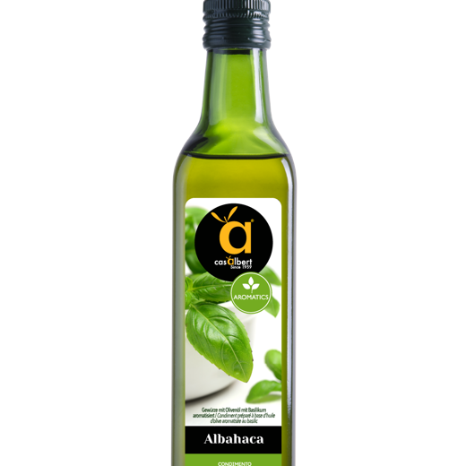 Aceite de oliva aromatizado con Albahaca 250ml img2