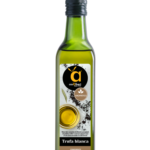 Aceite de oliva aromatizado con Trufa Blanca, 250ml