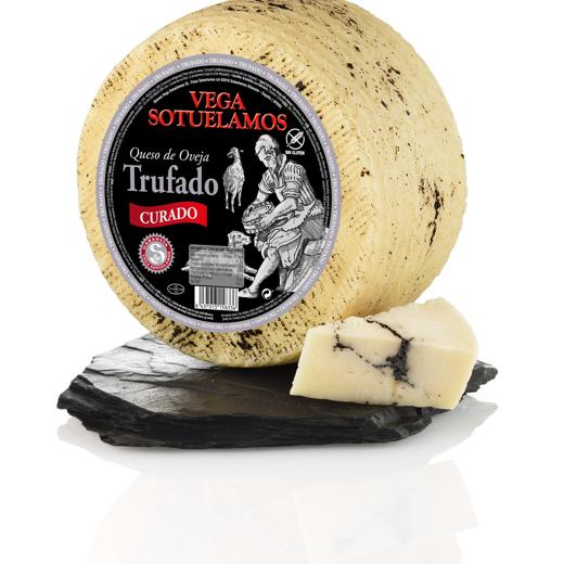 QUESO DE OVEJA CURADO CON TRUFA - SHEEP CHEESE AGED WITH TRUFFLE