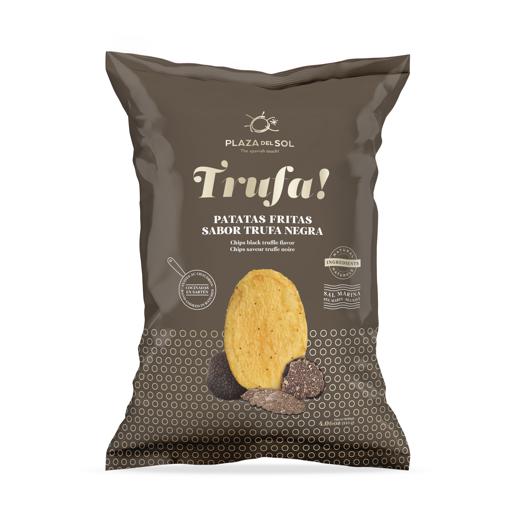 Chips with black truffle flavor