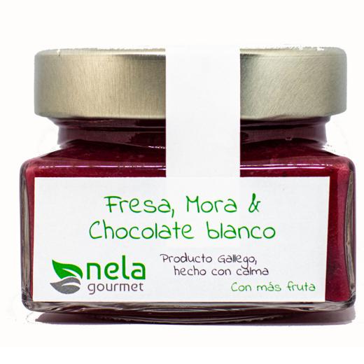 Mermelada Extra de Fresa, Mora & Chocolate Blanco img0